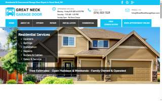 Great Neck Garage Door website