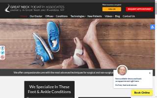 Great Neck Podiatry: Lance Greiff, DPM website