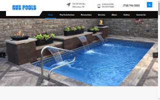 Gus Pools, Inc. of Great Neck website