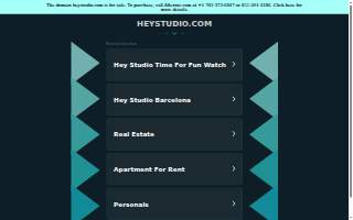 HEY Studio website