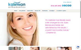 Kalimian Orthodontics website