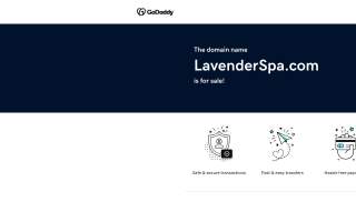 Lavender Spa website