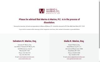 Marino & Marino, P.C. website