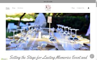 Two of Us Event Planners website
