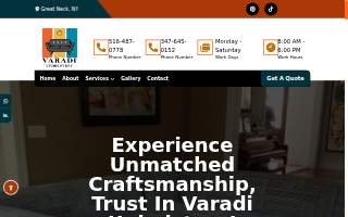 Varadi upholstery Inc website