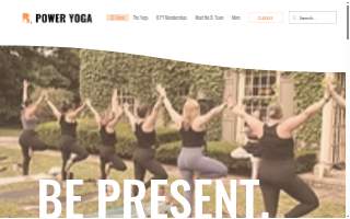B. Power Yoga - Greece website