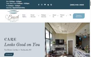 Beach Perio, Implants & Medspa website