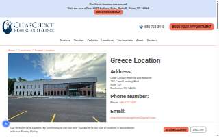 Clear Choice Hearing and Balance website