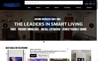 Leader TV Sales, Installation & HiFi Stereo Repair Services of Greece website