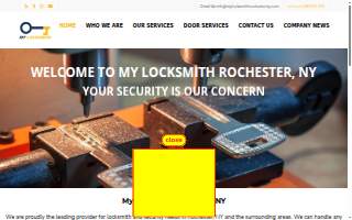 My Locksmith Rochester website