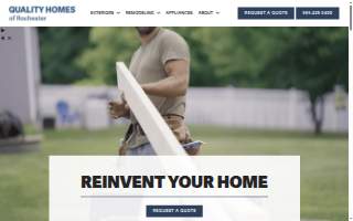 Quality Homes of Rochester website