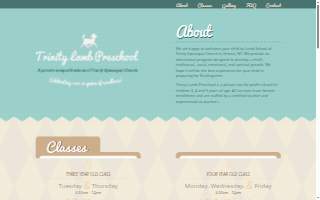 Trinity Lamb Pre-School website