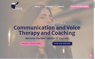 VoiceOver Speech Pathology Services, PLLC of Greece website