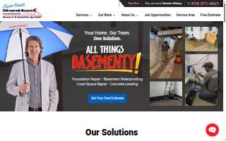 Adirondack Basement Systems of Guilderland website