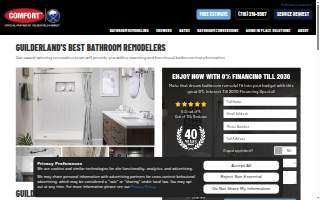 Comfort Showers & Baths of Guilderland website