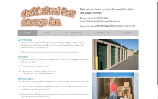 Guilderland Self Storage website
