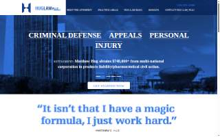 Hug Law, PLLC of Guilderland website