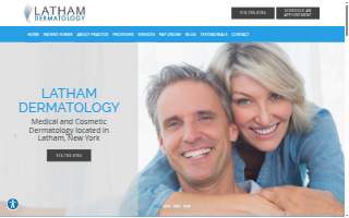 Latham Dermatology of Guilderland website