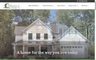 Alliance Homes website