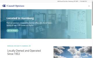 Council Opticians website