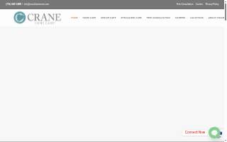 Crane Home Care website