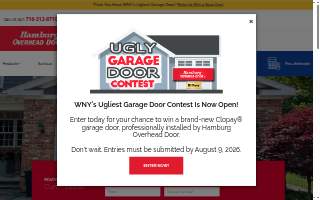 Hamburg Overhead Door website