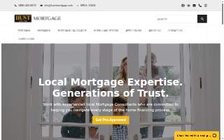 HUNT Mortgage (NMLS #37405) of Hamburg website