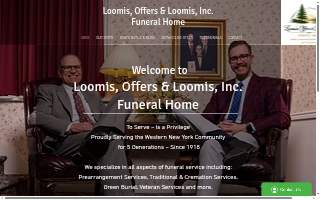 Loomis, Offers & Loomis Inc. Funeral Home website