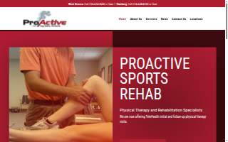 Proactive Sports Rehab of Hamburg website