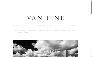 Van Tine Real Estate website