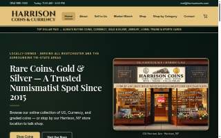 Harrison Coins website