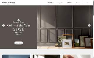 Harrison Paint Supply website