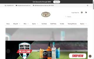 Harrison Wine Vault website