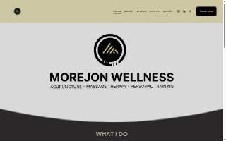 Morejon Wellness website