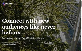 Pillar Digital Marketing Agency of Harrison website