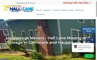 Hall Lane Moving And Storage website