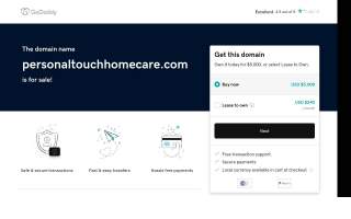 Personal-Touch Home Care website