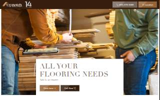Top Notch Flooring Supply website