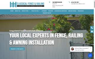 Classical Fence & Home Improvement website