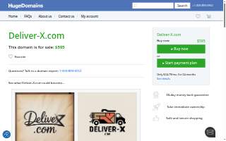Deliver-X Courier, Inc. website