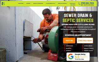 EZ Sewer Drain & Septic Grease Cleaning website