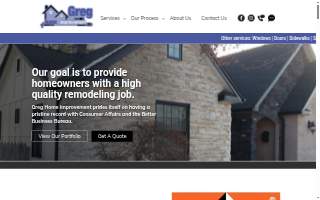 Greg Home Improvement Inc. website