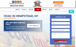 Hempstead HVAC website
