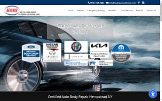 Kobi Auto Collision & Paint Center Inc. website