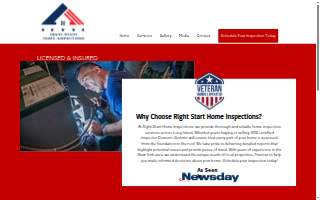 Right Start Home Inspections of Hempstead website