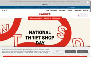 Savers of Hempstead website