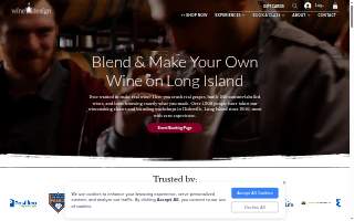 wineUdesign of Hempstead website