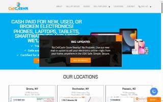 CellCashr - Sell Electronics For Cash of Henrietta website