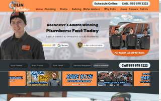 Colin The Plumber LLC of Henrietta website