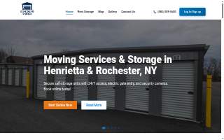 EZ Middle Road Storage website